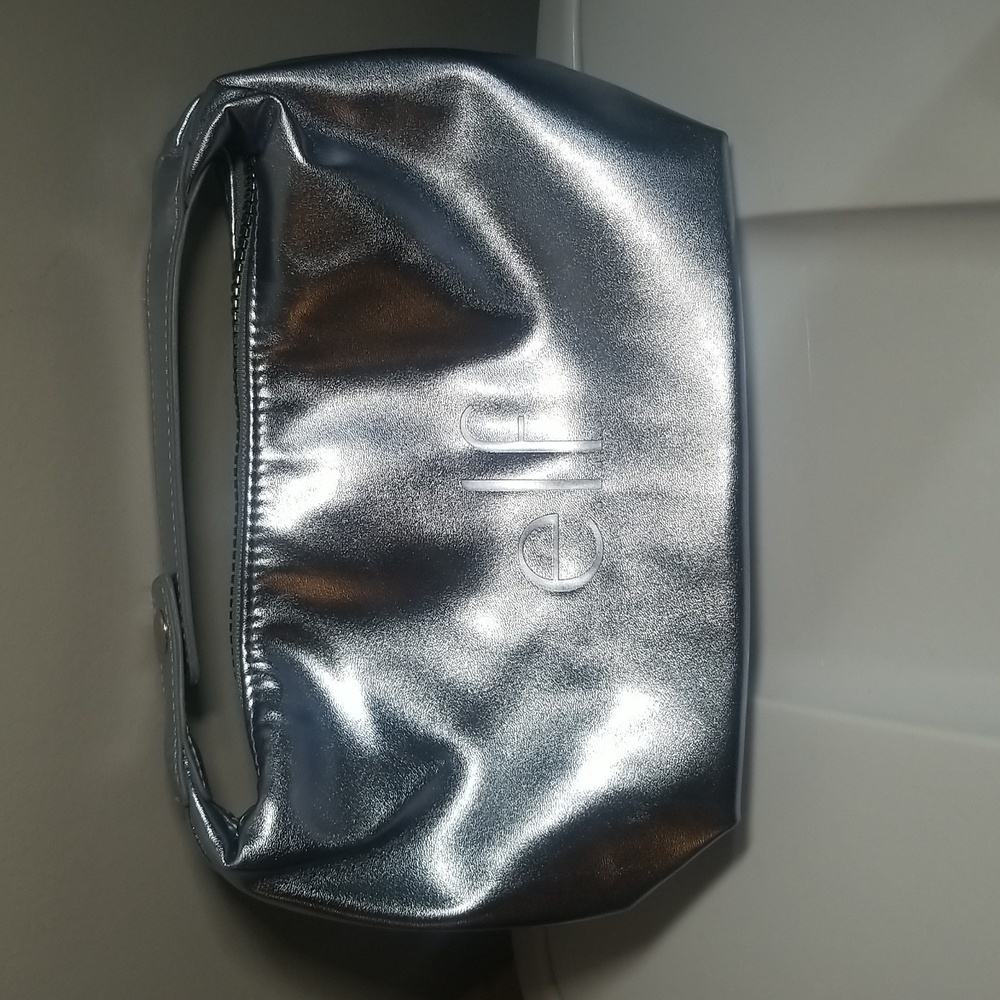 E.L.F COSMETICS- "BACK TO SCHOOL" - *Silver Cosmetics Bag*